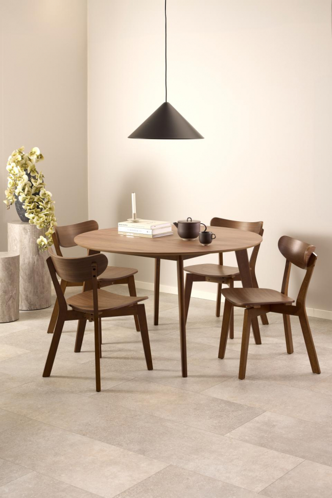 Spisebord 'Roxby' Rundt 120x76cm - Brun