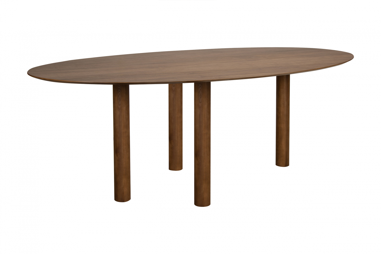 Spisebord 'Uovo' 220x115cm - Valnød