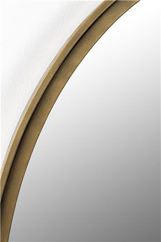 Spejl 'Matz' Oval - Antik messing