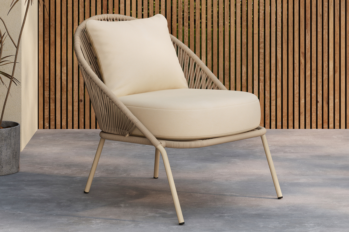 Lænestol 'Lindos' – Beige
