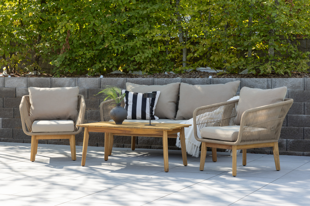 Sofasæt 'Chania' - beige/natur