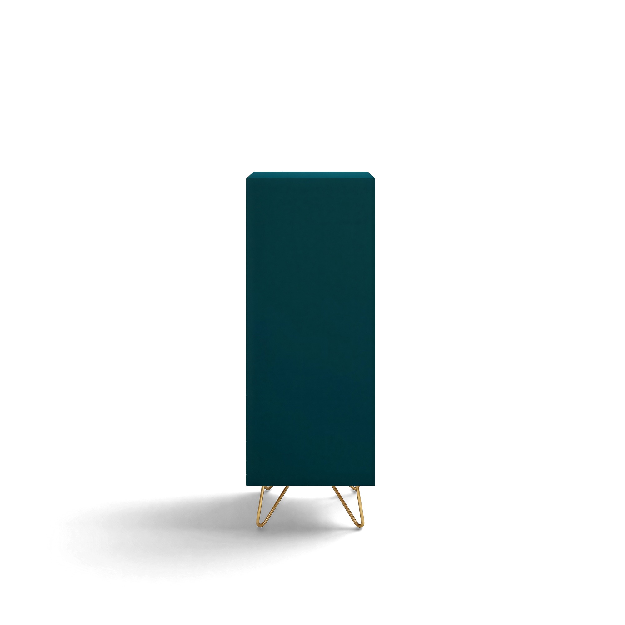 Kommode 'Elle' 45x110 - Turkis/Messing