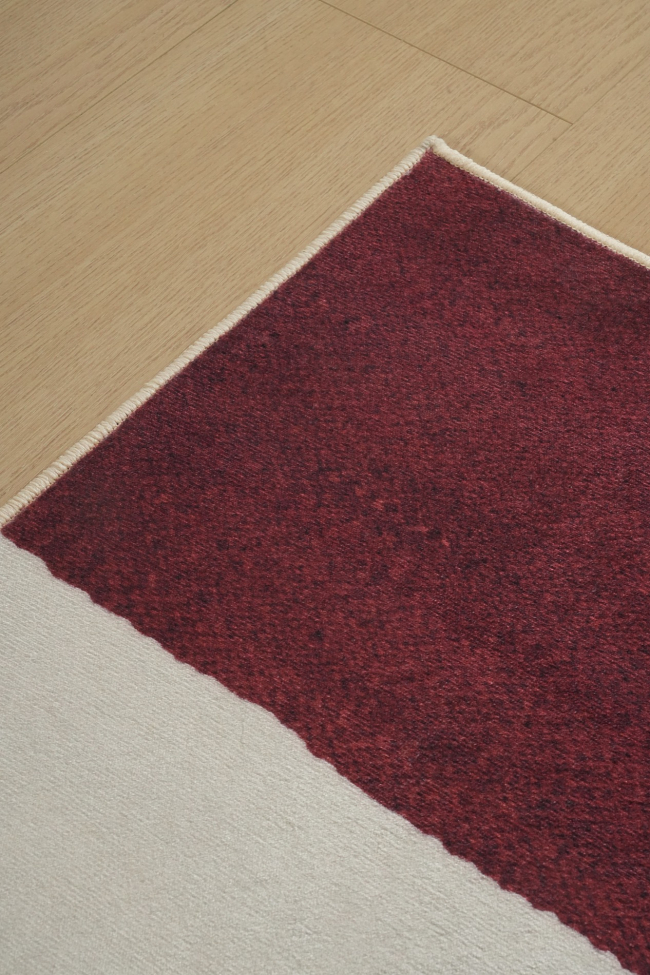 Tæppe 'Velenna' 200x280 cm - Rød/Beige