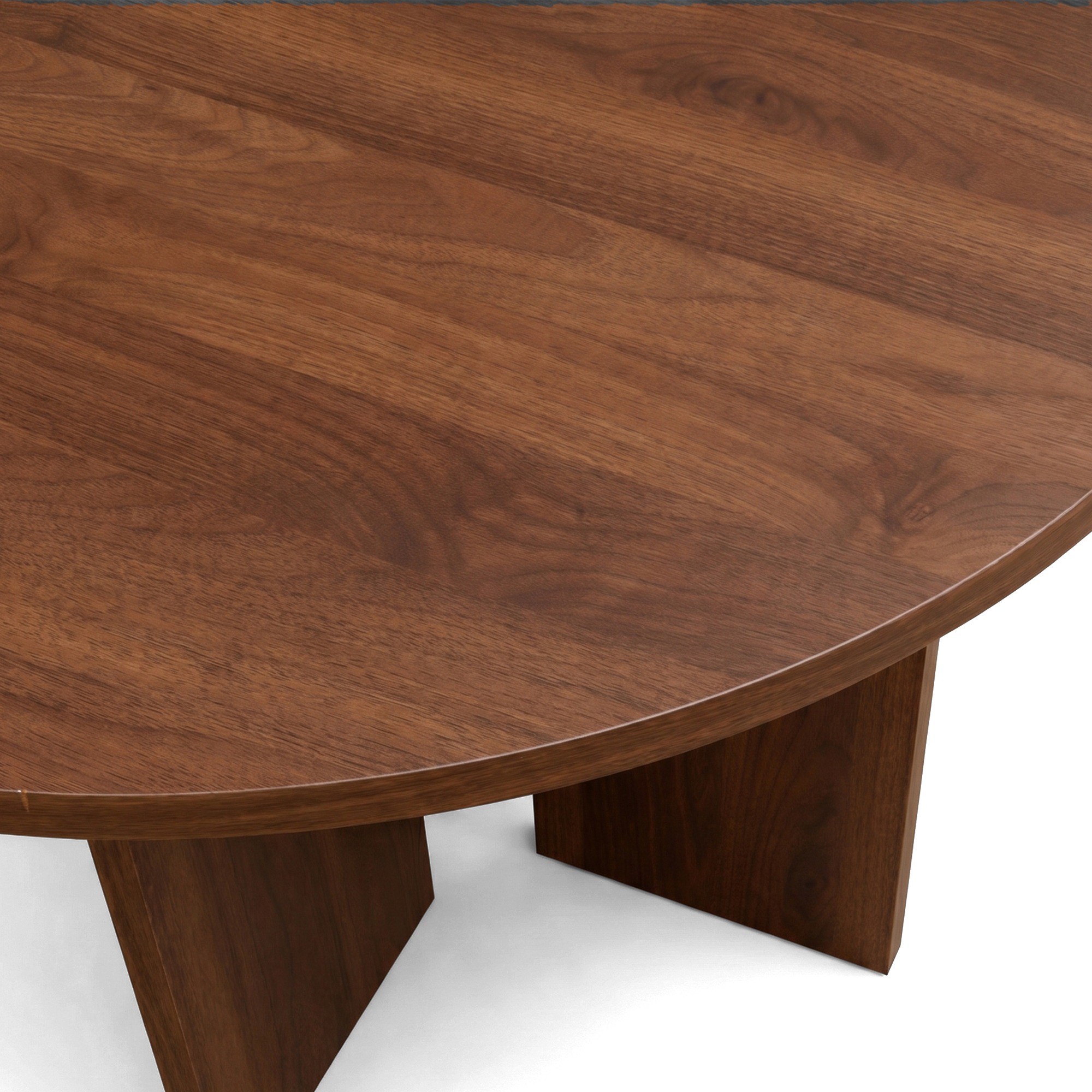Sofabord 'Créme' Rundt 75cm - Valnød