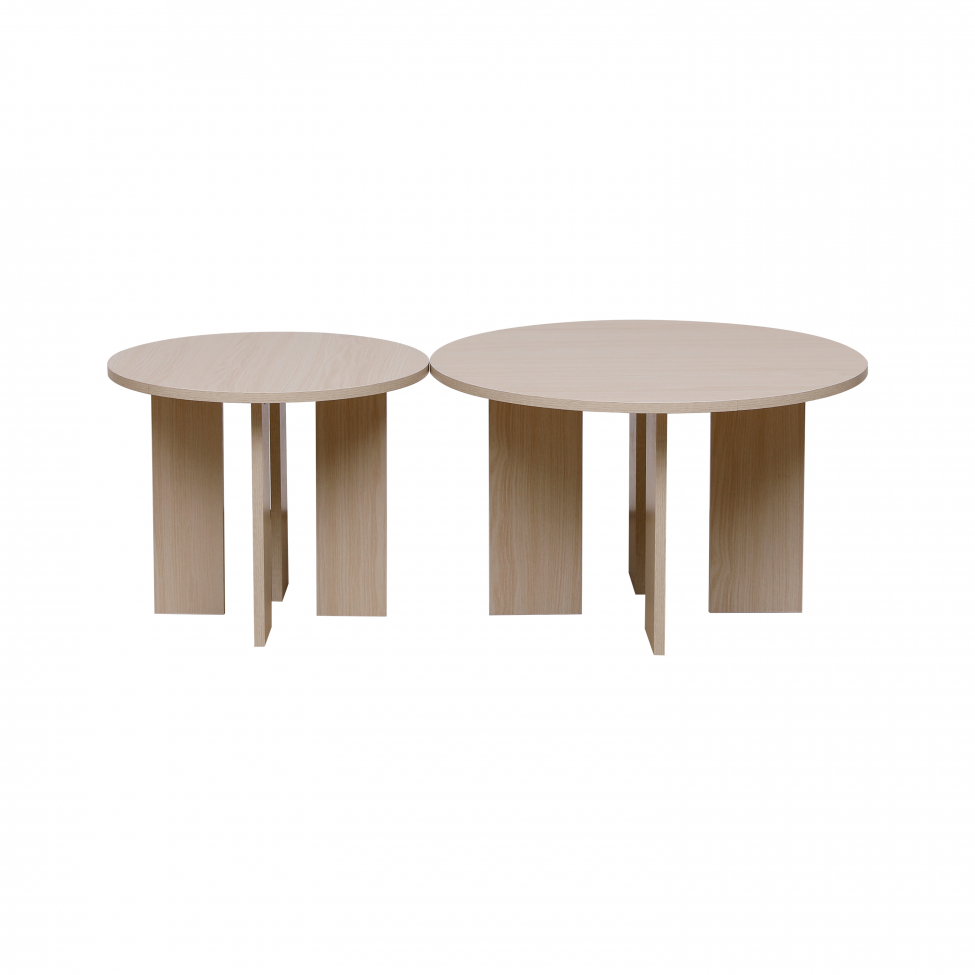 Sofabord 'Créme' Rundt 75cm - Natur