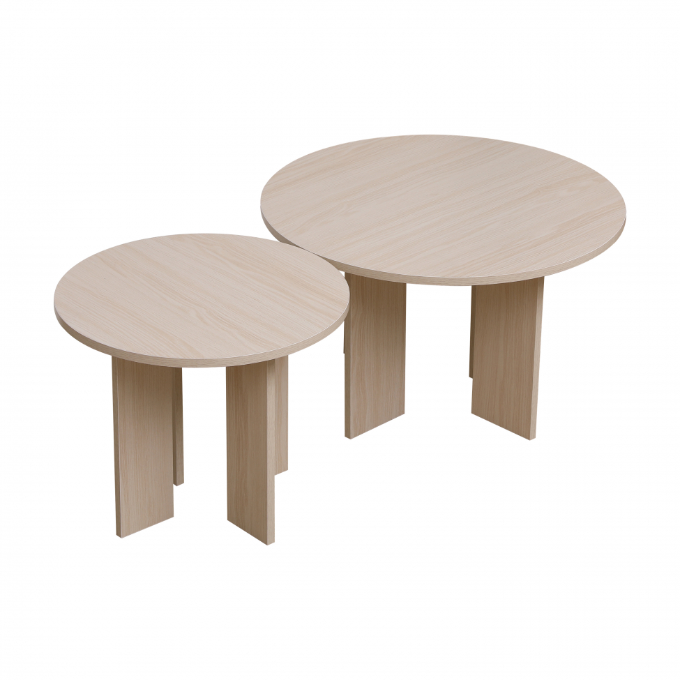 Sofabord 'Créme' Rundt 75cm - Natur