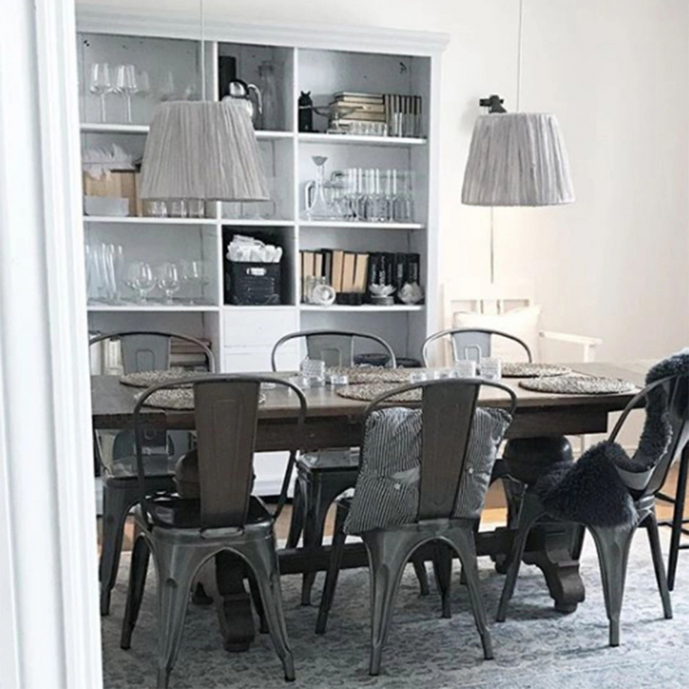 Stol 'Montmartre' - Stål Mat