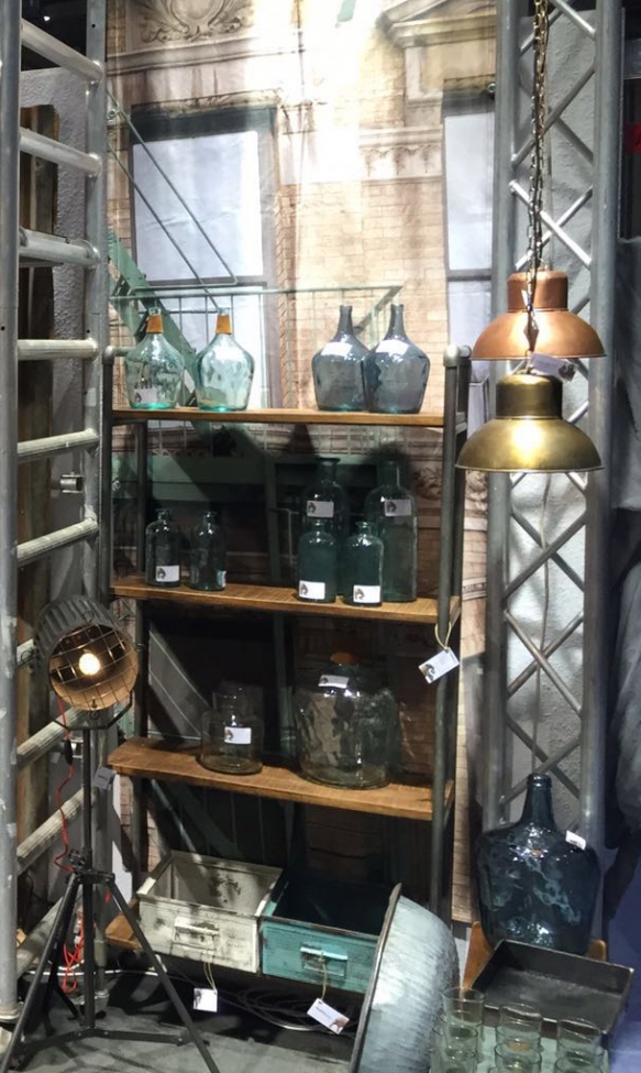 Loftlampe 'Alma' – Patineret messing