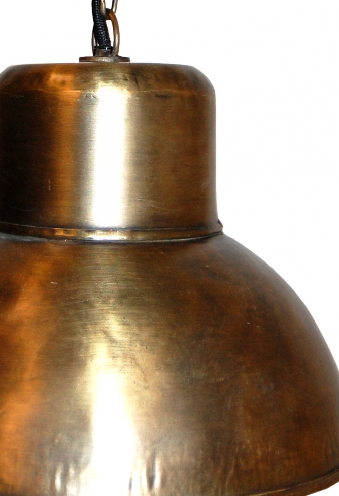 Loftlampe 'Alma' – Patineret messing